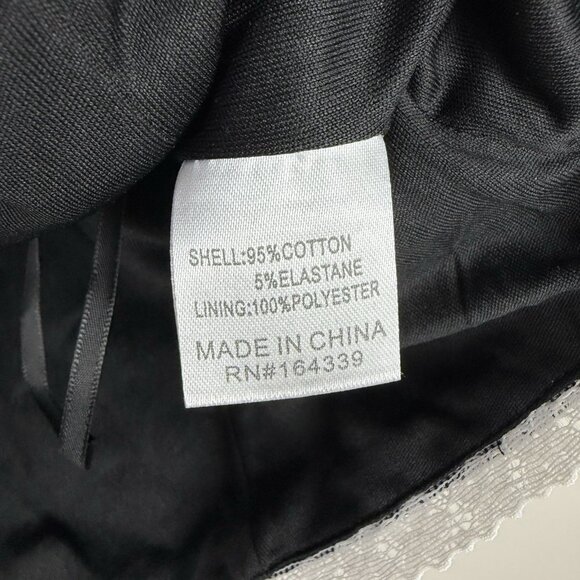 Petal & Pup Romy Black Lace Trim Button Front Ruched Tank Top Small Nordstrom - Picture 6 of 7